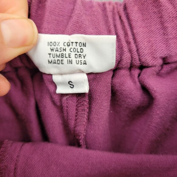 Habitat Skirt Womens Size Small Pink 100% Cotton Maxi‎ Back Slit - Picture 6 of 9